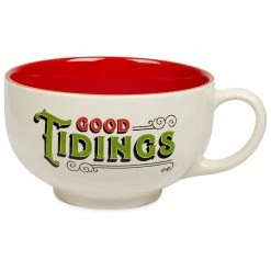 Cheap ???? Top 10 ???? Disney Holiday Soup Bowl Mug - Good Tidings - Santa Mickey And Minnie ???? ⌛