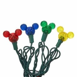 Cheapest ???? Promo ???? Disney ❄ ???? Christmas Lights Set - Mickey Mouse Icons - Multicolored ⭐ ????