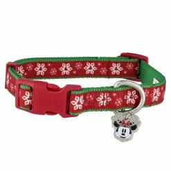 Coupon ???? Coupon ???? Disney Tails ???? ???? Dog Collar - Holiday Snowflakes - Minnie Mouse ???? ????