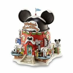 New ⭐ Hot Sale ???? Disney ❄ ???? Christmas Village - Mickey's Ears Factory - Light Up Building ✨ ✔️
