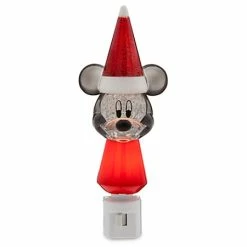 Best Sale ???? Deals ???? Disney ❄ ???? Christmas Nightlight - Santa Mickey Mouse - Light Up ???? ✨