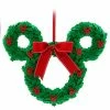 Cheapest ???? Best Pirce ???? Disney ???? ???? Christmas Door Hanger - Mickey Mouse Wreath With Bow ???? ???? 2 Cheapest ???? Best Pirce ???? Disney ???? ???? Christmas Door Hanger - Mickey Mouse Wreath With Bow ???? ???? -Disney Christmas Shop 7509055890355