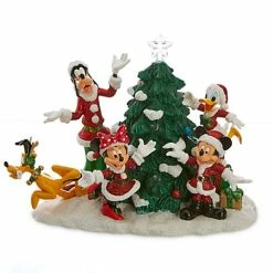Discount ???? Hot Sale ???? Disney ???? ❄ Christmas Figure - Santa Mickey And Friends Light-Up Tree ???? ????