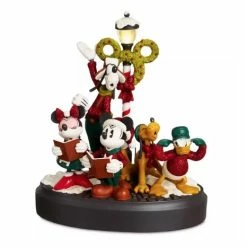 Promo ???? Outlet ???? Disney Musical Figurine - Mickey & Friends Lamp Post - Light Up ???? ????