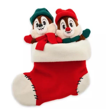 Wholesale ???? New ???? Disney Holiday Plush - Chip N Dale In Stocking ???? ???? 3 Wholesale ???? New ???? Disney Holiday Plush - Chip N Dale In Stocking ???? ????