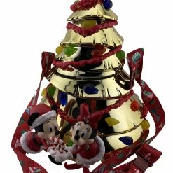 Promo ???? Discount ???? Disney Popcorn Bucket - Mickey And Minnie ❄ ???? Christmas Tree - Gold ???? ⌛