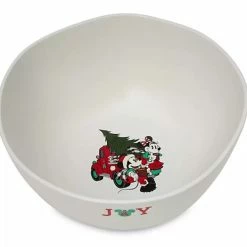 Discount ???? New ???? Disney Holiday Serving Bowl - Farmhouse - Mickey And Minnie ???? ⭐