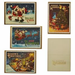Best Pirce ???? Outlet ???? Disney Holiday Greeting Cards - Turn Of The Century - Mickey & Minnie ???? ????