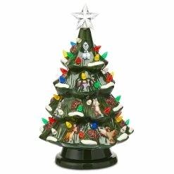 Flash Sale ✨ Discount ???? Disney Holiday Tree Figure - Retro Ceramic - Light Up ???? ????