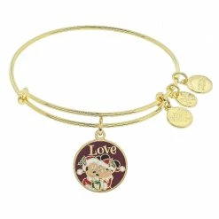 Best Pirce ???? Hot Sale ???? Disney Alex And Ani Bracelet - Santa Mickey And Minnie - Gold ???? ????