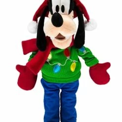 Coupon ⌛ Budget ❤️ Disney Plush - Holiday Goofy - Medium - Light Up - 15" ???? ????