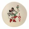 Promo ???? Top 10 ???? Disney Dessert Plate - Holiday Minnie - Joy ???? ???? -Disney Christmas Shop sc102363