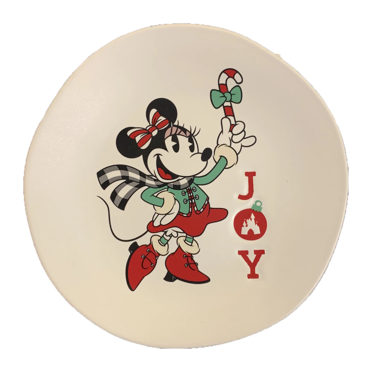 Promo ???? Top 10 ???? Disney Dessert Plate - Holiday Minnie - Joy ???? ???? 3 Promo ???? Top 10 ???? Disney Dessert Plate - Holiday Minnie - Joy ???? ????