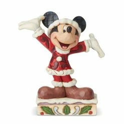 Coupon ⭐ Cheapest ???? Disney Jim Shore Figure - Mickey ???? ???? Christmas Personality ???? ????
