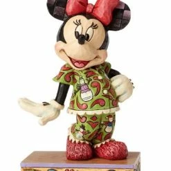 New ???? Brand new ???? Disney Jim Shore Figure - Minnie In ???? ???? Christmas Pajamas ???? ????