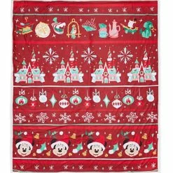 Best Pirce ✨ Hot Sale ✨ Disney Throw Blanket - Mickey Mouse Holiday - Disney Parks ???? ✨