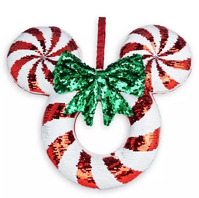 Hot Sale ???? Top 10 ???? Disney Door Hanger - Holiday Mickey Peppermint - Sequined ???? ???? 3 Hot Sale ???? Top 10 ???? Disney Door Hanger - Holiday Mickey Peppermint - Sequined ???? ????