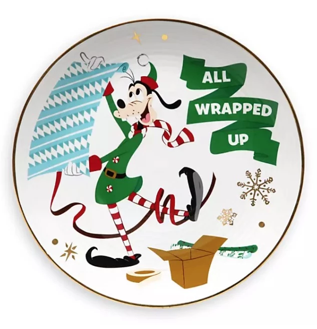 Top 10 ✔️ Promo ???? Disney Dessert Plate - Holiday Goofy - All Wrapped Up ???? ⭐ 3 Top 10 ✔️ Promo ???? Disney Dessert Plate - Holiday Goofy - All Wrapped Up ???? ⭐