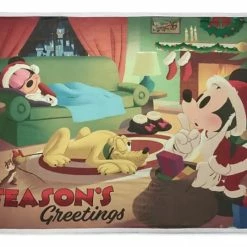 Budget ???? Wholesale ???? Disney Throw Blanket - Mickey And Friends Holiday - Season's Greetings ???? ✨