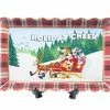 Promo ???? Hot Sale ✨ Disney Serving Tray - Holiday Mickey Mouse And Friends ???? ❤️ -Disney Christmas Shop sc132875