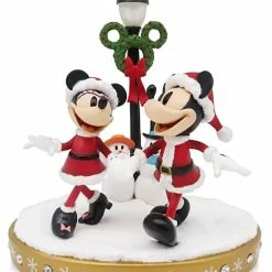 Flash Sale ❤️ Best Sale ???? Disney Holiday Figure - Santa Mickey & Minnie Lamp Post - Light Up ???? ????