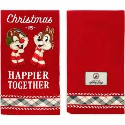 Flash Sale ???? Discount ⭐ Disney Kitchen Towel - Walt's Holiday Lodge - Chip 'n Dale ???? ????