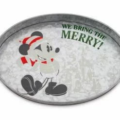 Best deal ✨ Brand new 🔥 Disney Holiday Serving Tray - Walt's Holiday Lodge - Santa Mickey ❤️ 👏