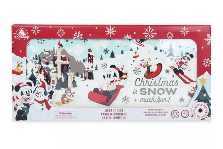 Wholesale ???? Discount ???? Disney Light-Up Sign - Holiday Mickey & Friends - Snow Much Fun ✨ ???? 3 Wholesale ???? Discount ???? Disney Light-Up Sign - Holiday Mickey & Friends - Snow Much Fun ✨ ????