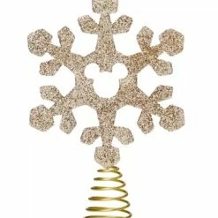Best deal ???? Budget ❤️ Disney Tree Topper - Mickey Mouse Snowflake - Gold ???? ????